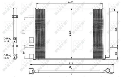 NRF Skraplacz, klimatyzacja 350095