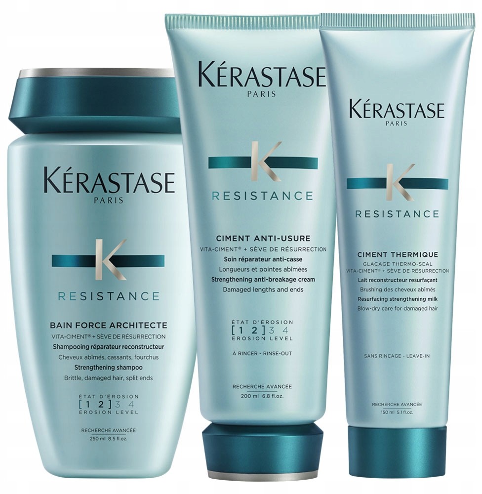 Kerastase Resistance Kąpiel Odżywka Cement Termo