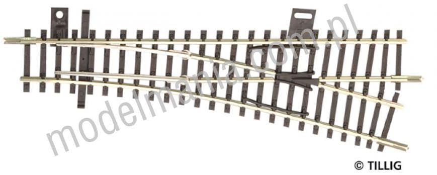 Tillig Rozjazd EW1 15° prawy (za 83321) Tillig 83323