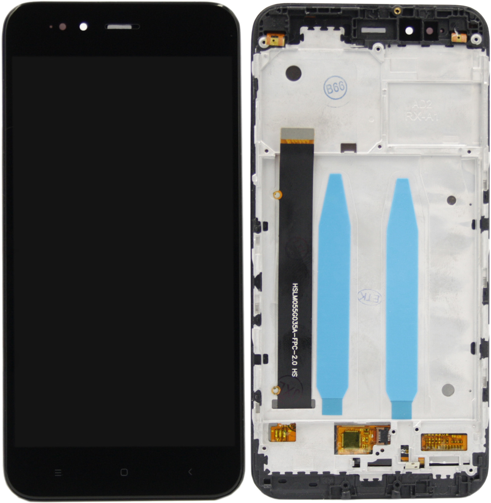 LCD Ekran Dotyk Ramka Czarny Do Xiaomi A1 MI