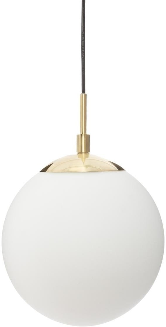 Atmosphera Okrągła lampa wisząca DRIS biała kula 20 cm B07V9T112X