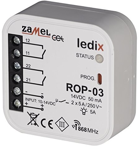 LEDIX ledix odbiornik radiowy, 1 sztuki, ROP-03