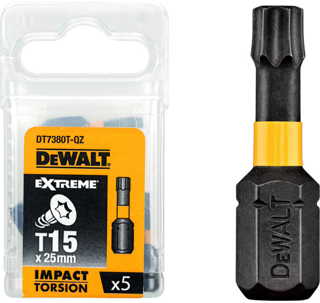 DEWALT DT7380T Dewalt Bity udarowe T15x25mm Torsion 5szt