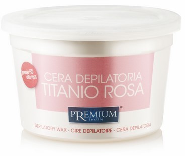PREMIUM textile Wosk do depilacji premium rosa różany 350ml