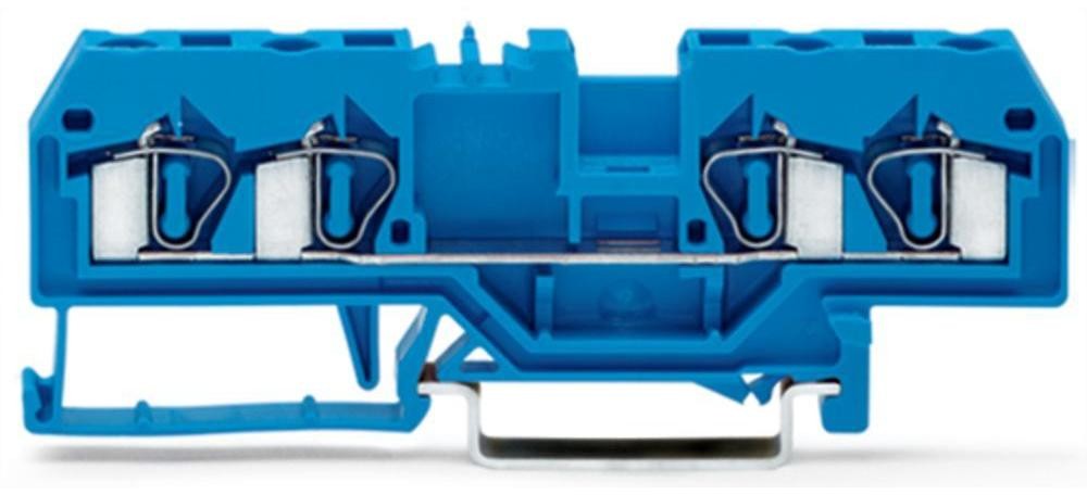 Wago Terminal przepustowy 6 mm Sprężynowe Alokacja N niebieski 281-654 50 szt 281-654