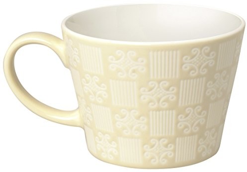 Excelsa etnika filiżanka Jumbo 415 ML, porcelana, kolor kremowy, 11 x 11 x 8 cm 49437