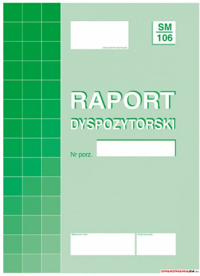 Michalczyk&Prokop 804-1 RD Raport Dyspozytor.A4