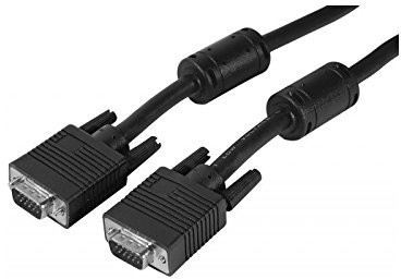 Connect SVGA Monitor Cable, bieg. HD D-Sub szt/szt, 1,0 m, czarna AM119700E