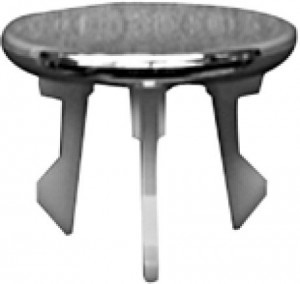 Duravit 1001070000 1001070000 Zaslepka przelewu chrom