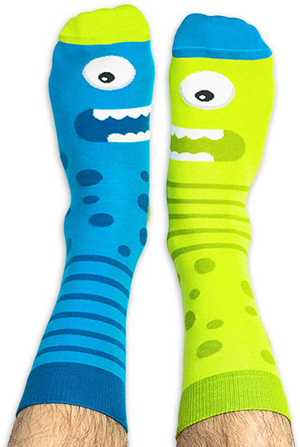 Nanushki Skarpety Kolorowe Happy Friends Monster