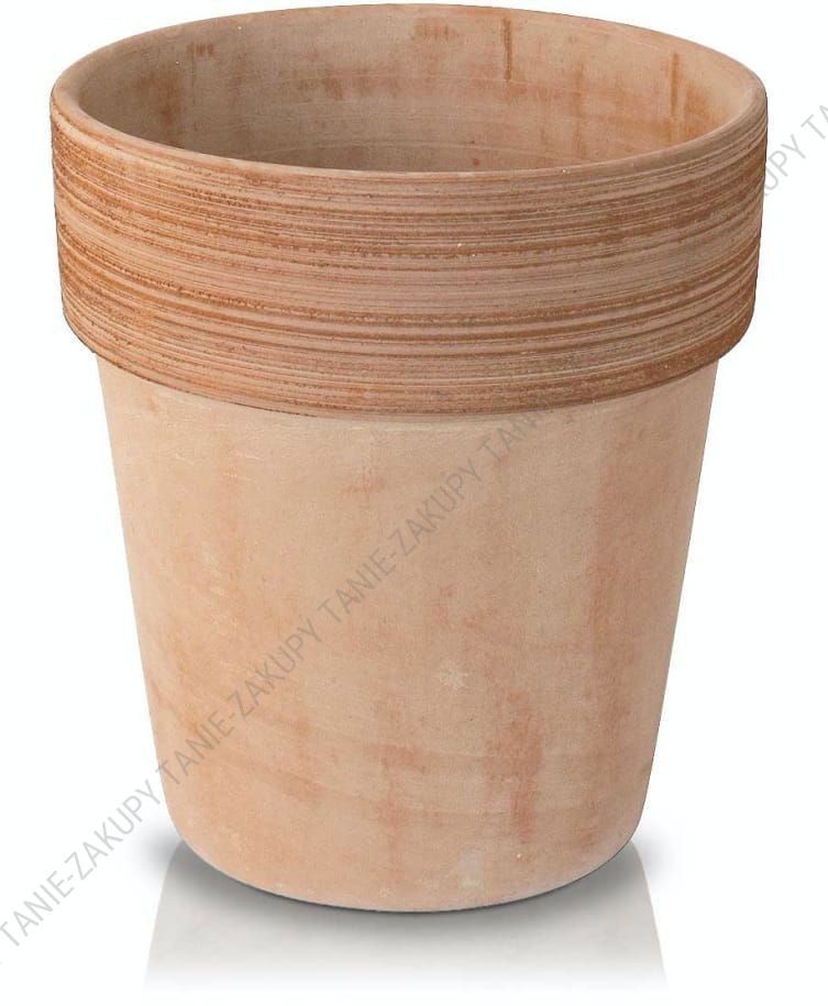 Blumfeldt donica ceramiczna Vaso Alto Cegła, 23 cm