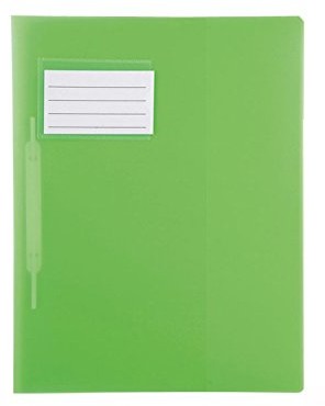 Idena 307853  skoroszyt do formatu DIN A4, nadwymiarowa szerokość, zielony 307853