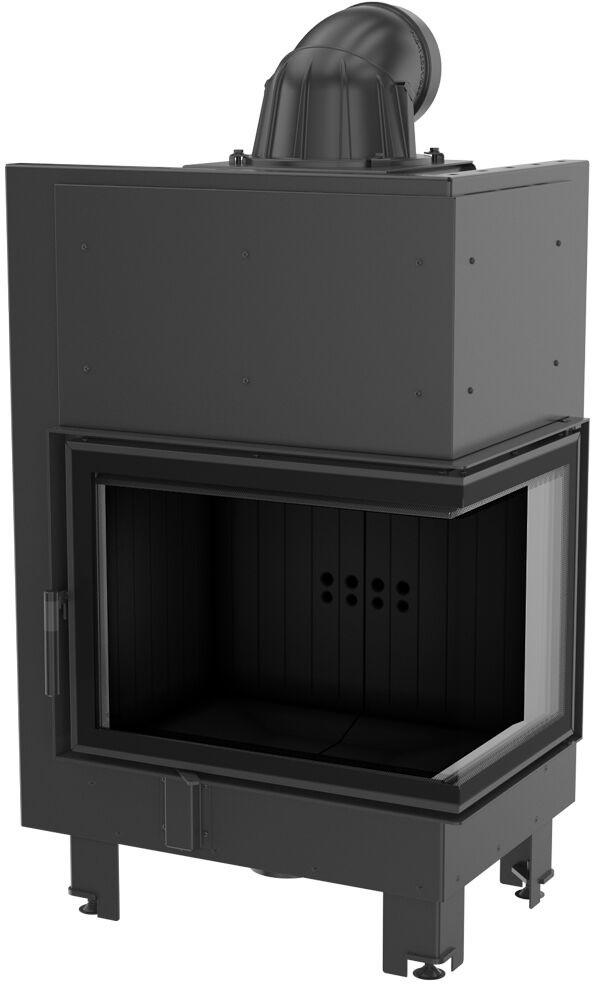 Kratki.pl pl Marek Bal wkład kominkowy MBZ prawy BS V2 czarny termotec MBZ/P/BS/BLACK