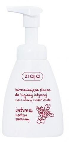 Ziaja Intima normalizująca pianka do higieny intymnej Nektar Żurawiny 250ml 54244-uniw