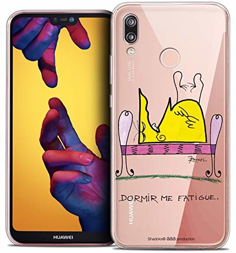 Caseink Etui ochronne do Huawei P20 Lite, ultracienkie, motyw: Shadoks sen CPRNTSKP20LITESLEEP