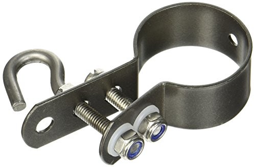 GAH-Alberts 655563 obejma do prętów napinających siatki  ocynkowana, średnica 38 MM, antracyt-metallic
