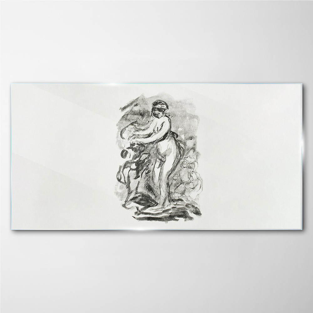 PL Coloray Obraz na Szkle Rysunek szkic vintage 120x60cm