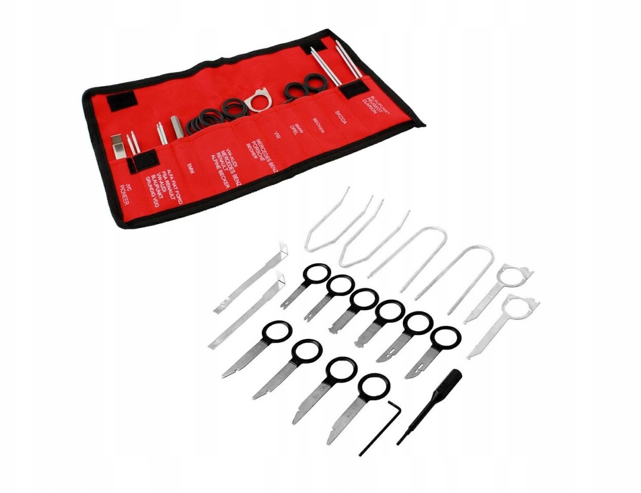 Zestaw Kluczy Wyjmaki Do Radia Samochodowego