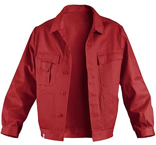 KÜBLER Workwear Kübler 16371314-55-64 kurtka robocza Dress z kieszeniami bocznymi, kolor czerwony średni, 64 1637 1314-55-64