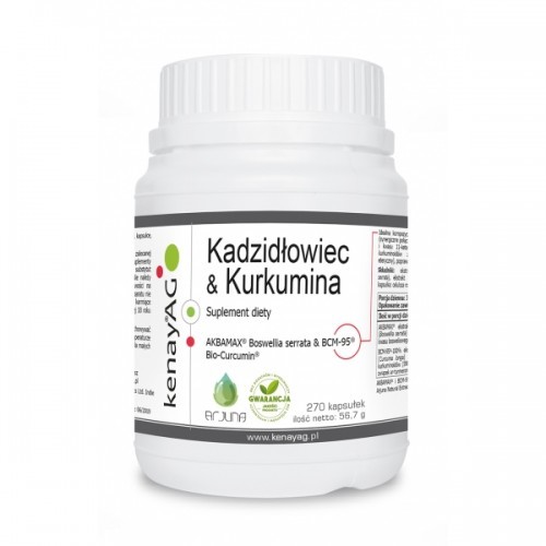 Arjuna Natural Extracts Ltd Kadzidłowiec + Kurkumina (AKBAMAX + BCM-95) 270 kapsułek A086-38973