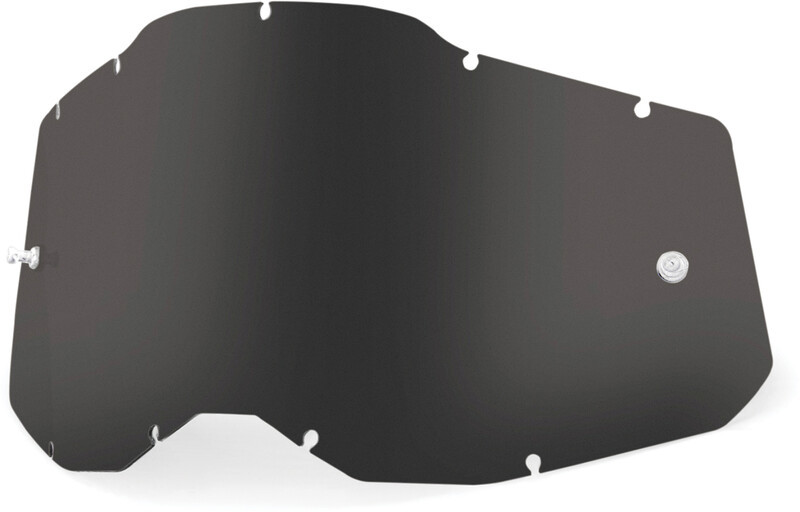 100% 100% Anti-Fog Replacement Lenses Gen2, dark smoke/clear  2021 Akcesoria do okularów i gogli HU-GOG-9040/458/unis