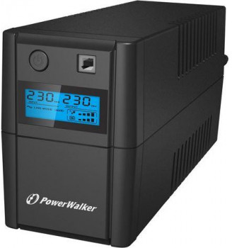 PowerWalker VI 650 SE SCHUKO 650VA 2X SCHUKO RJ11 USB LCD VI650SELCD-SCHUKO