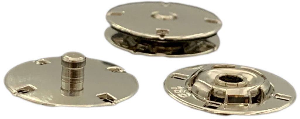 PielegnacjaObuwia Napa Zatrzask do przyszycia 18mm Srebrny 085133(1)