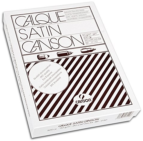 Canson 200017110  wysoce przezroczysty drafting paper, A4 200017110