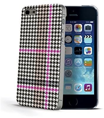 Celly PDPCOVIPH5PK etui ochronne na telefon komórkowy osłona czarny, różowy, biały - etui ochronne na telefon komórkowy (osłona, Apple, iPhone 5/5S, czarny, różowy, biały) PDPCOVIPH5PK