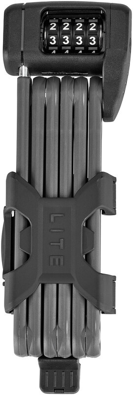 Abus Bordo Lite 6055C/85 SH Folding Lock, czarny 2022 Zabezpieczenia rowerowe
