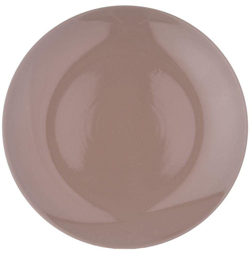 Orion Talerz OBIADOWY płytki ceramiczny 27,5 cm BRĄZOWY 128437