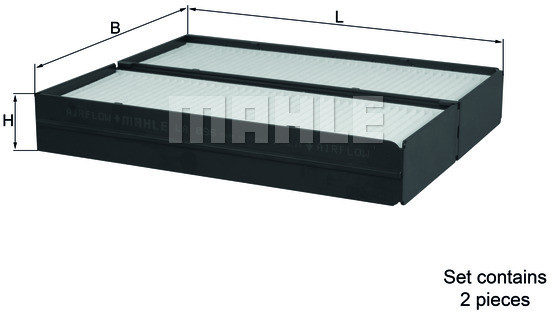 Mahle FILTR PYŁKOWY KABINOWY KNECHT LA 896/S HYUNDAI SANTA FE SONATA 02-09