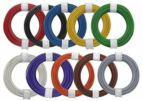 Donau Elektronik GMBH Oryginalny zestaw 10 szt. miedzianych kabli płaskich Donau Made in Germany