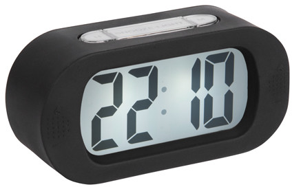 Karlsson Budzik Gummy black by KA5753BK