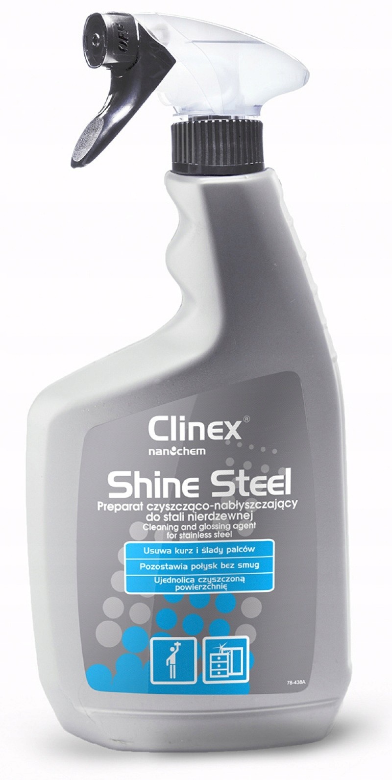 Clinex Płyn Shine Steel 650ml do stali nierdzewnej