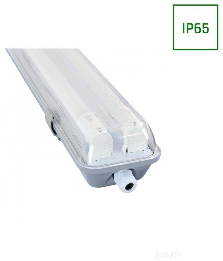 Spectrumled LIMEA LED TUBE SLIM HERMETYK G13 2x120 250V IP65 1276x94x55mm SZARY SLI028015_SLIM