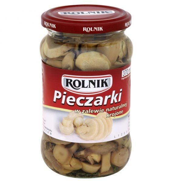 ROLNIK Pieczarki w zalewie naturalnej krojone 370 ml