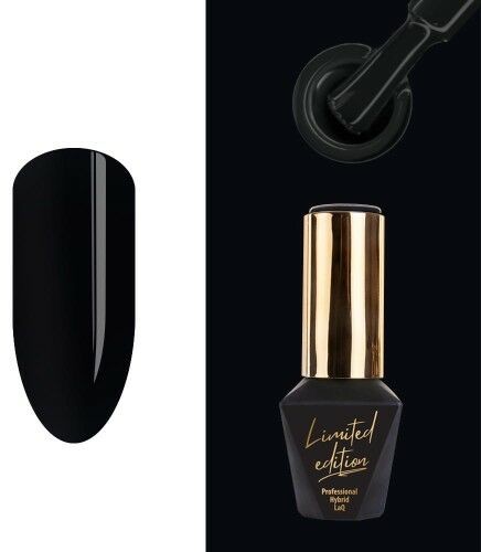 Molly Lac Lakier hybrydowy MollyLac Limited Edition Madly Black 10 g Nr 418