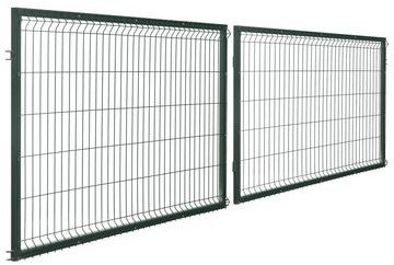 Polbram Brama dwuskrzydłowa STARK 400 x 120 cm zielona