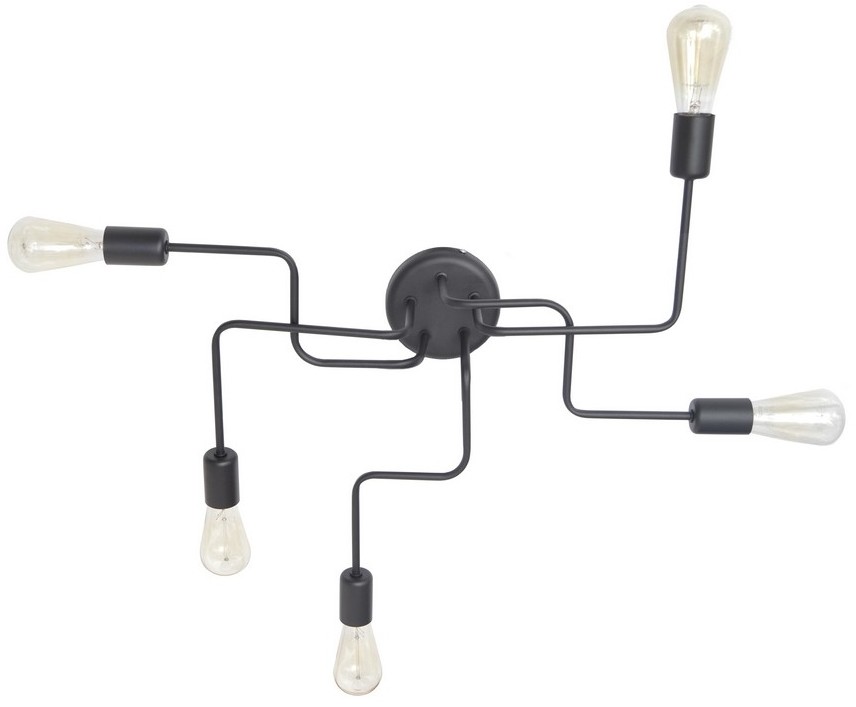 Helam Żyrandol natynkowy TUBE 5xE27/60W/230V