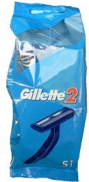 Gillette 2 jednorazowe maszynki do golenia 5ks