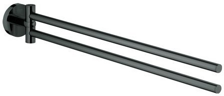 Grohe GROHE Essentials uchwyt na ręczniki podwójny Hard Graphite