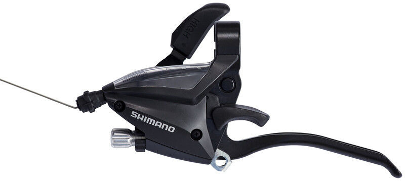 Shimano Shimano ST-EF500-4 Dźwignia hamulca / przerzutki przednie koło 3-prędkości, black 2020 Klamkomanetki lewe E-STEF5004LVSBL