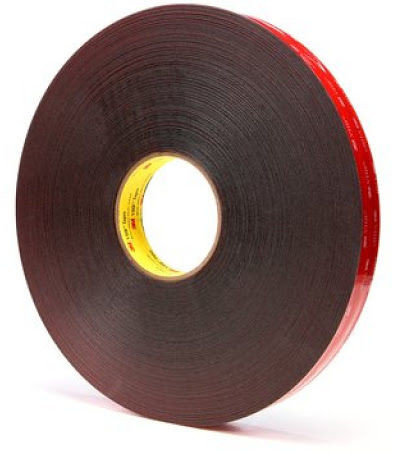 3M VHB 5925-F, 12 mm x 33 m, czarny dwustronna taśma klejąca akrylowa, 0,6 mm
