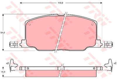 TRW KFZ Ausruestung GmbH) KFZ Ausruestung GmbH) GDB798 GDB798