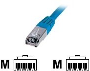 DIGITUS VSE 686194 Patch Cable, Cat 5e, SF-UTP, 5 m długości, niebieski DK-1531-050/B