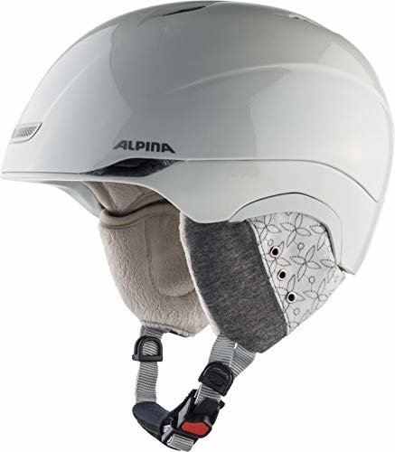Alpina Unisex dla dorosłych, Parsena kask narciarski, white diamonds, 52-56 cm A9207113