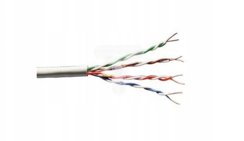 Kabel teleinformatyczny U/utp kat.5e 4x2xAWG24 Pvc