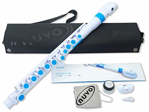 Nuvo jFlute 2.0, biały/niebieski N220JFBL