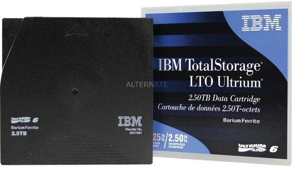 IBM LTO Ultrium 6 2500 GB, Streamer-Medium